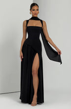 Tullulah Maxi Dress - Black - Napalia