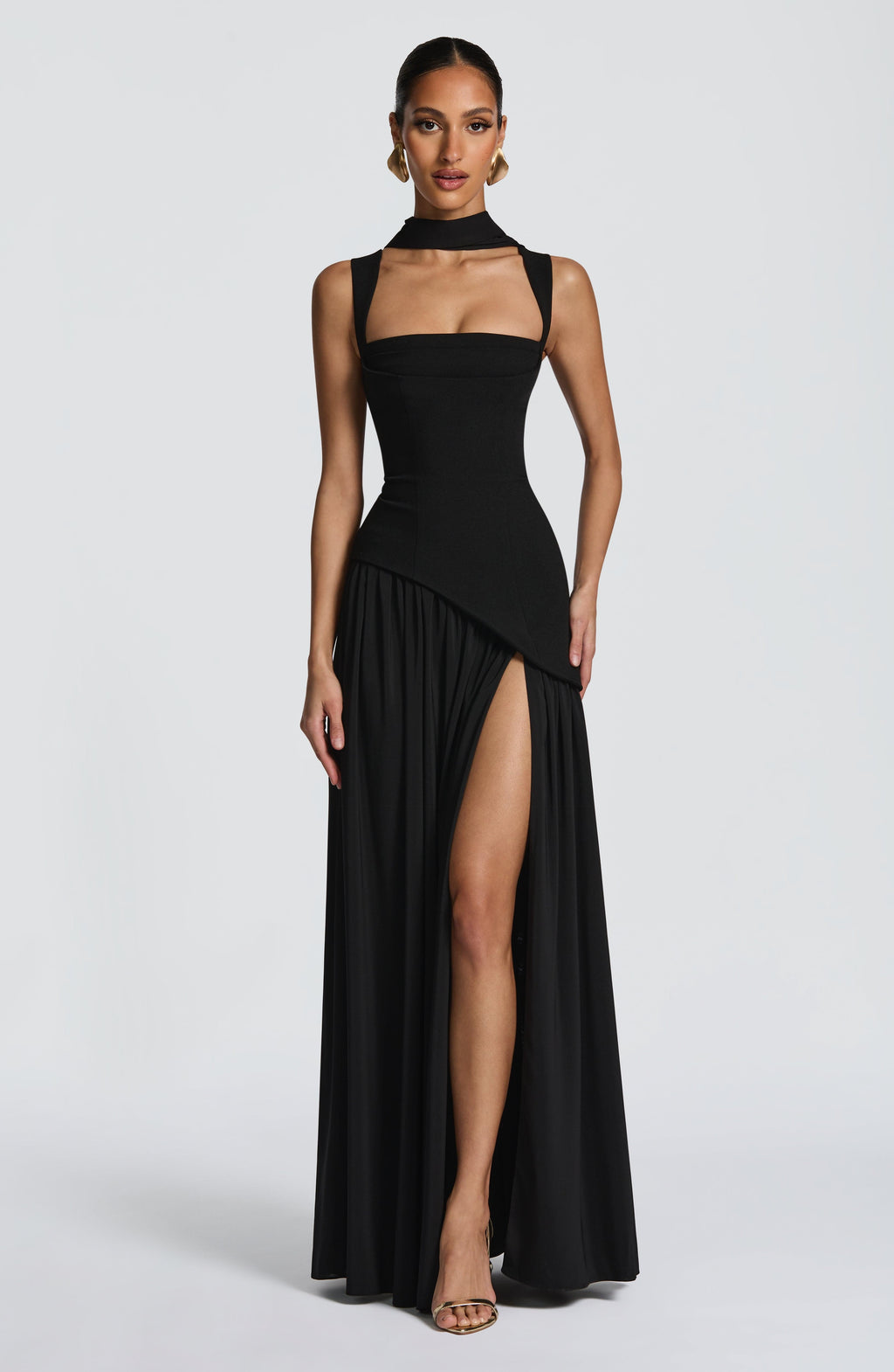 Tullulah Maxi Dress - Black - Napalia