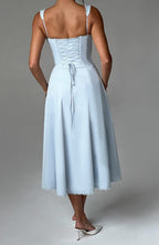 Ulrika Midi Dress - Blue - Napalia