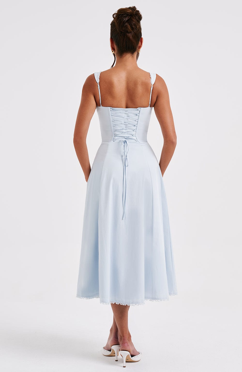 Ulrika Midi Dress - Blue - Napalia