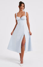 Ulrika Midi Dress - Blue - Napalia