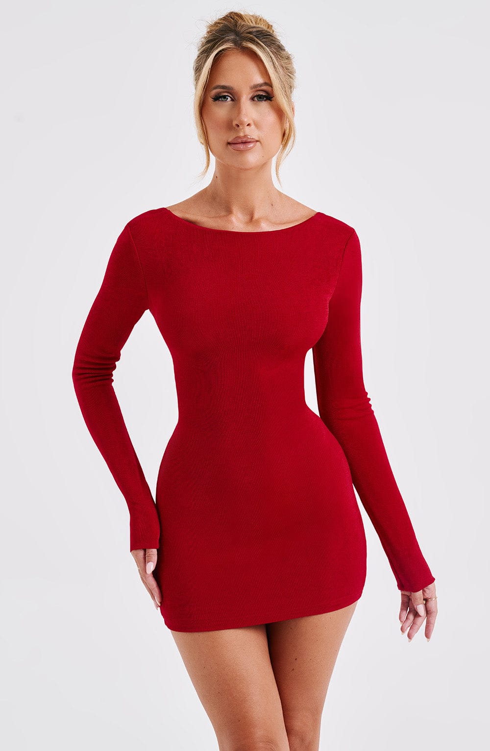 Una Mini Dress - Red - Napalia