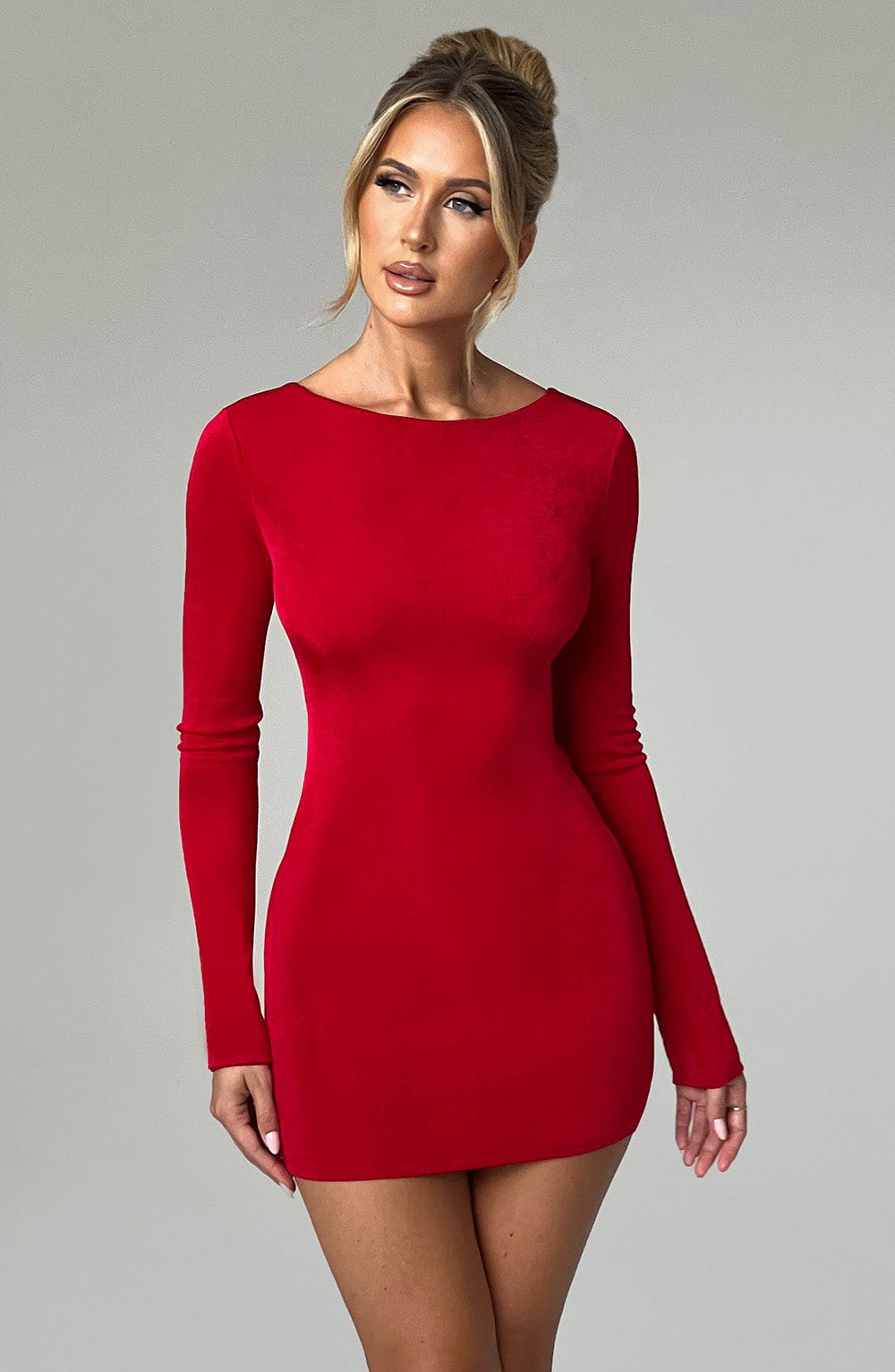 Una Mini Dress - Red - Napalia