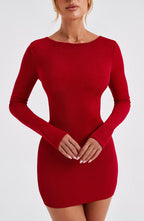 Una Mini Dress - Red - Napalia