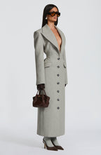 Ursula Coat - Light Grey - Napalia