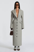 Ursula Coat - Light Grey - Napalia