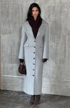 Ursula Coat - Light Grey - Napalia