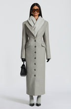 Ursula Coat - Light Grey - Napalia
