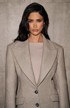 Ursula Coat - Light Grey - Napalia