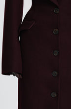 Ursula Coat - Plum - Napalia