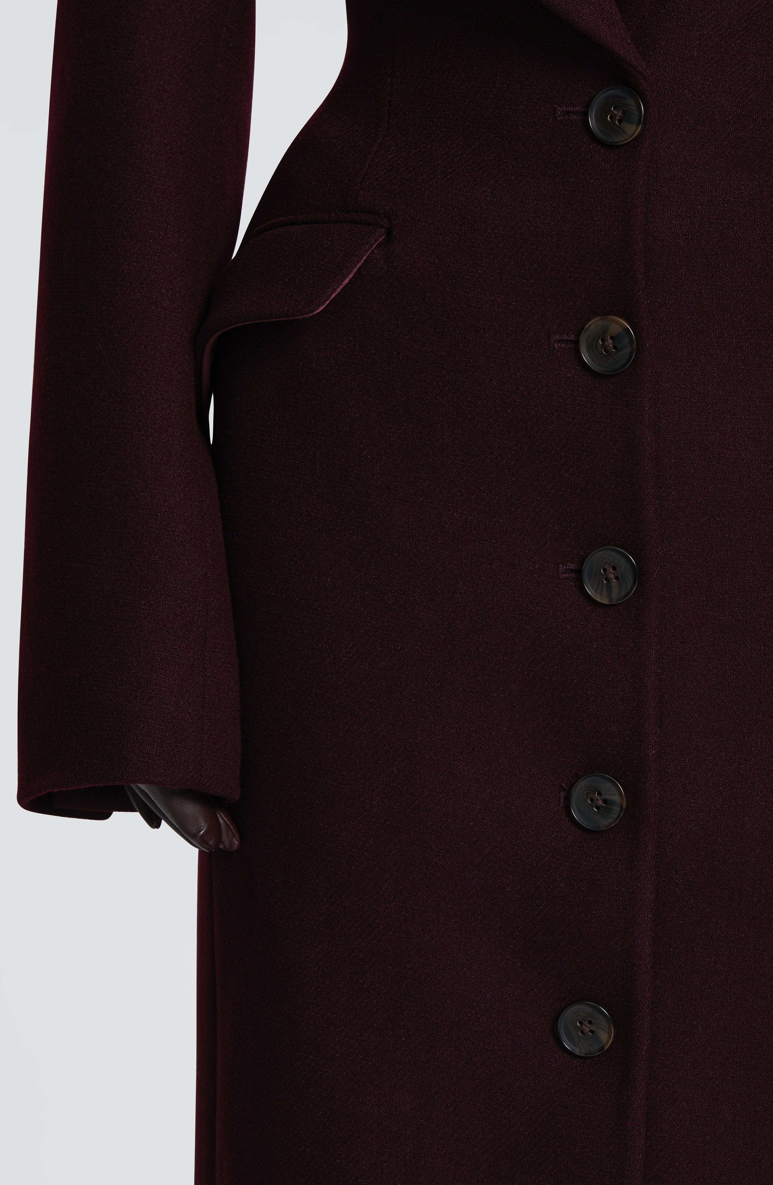 Ursula Coat - Plum - Napalia