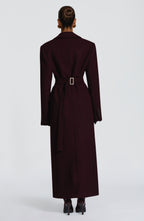 Ursula Coat - Plum - Napalia
