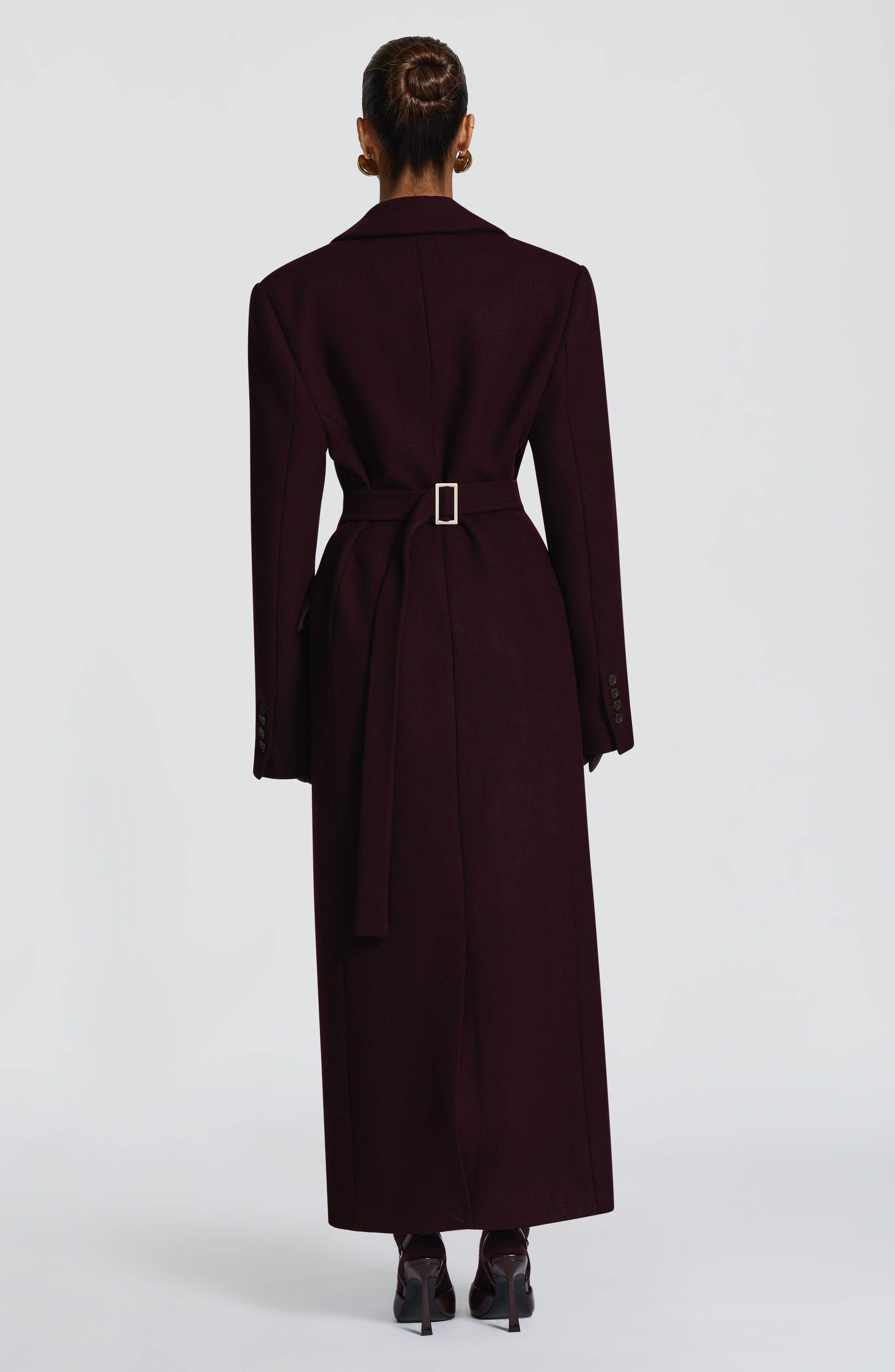 Ursula Coat - Plum - Napalia