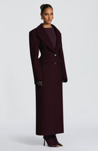 Ursula Coat - Plum - Napalia