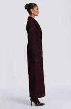 Ursula Coat - Plum - Napalia