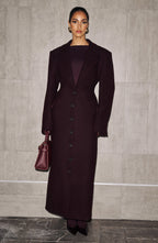 Ursula Coat - Plum - Napalia