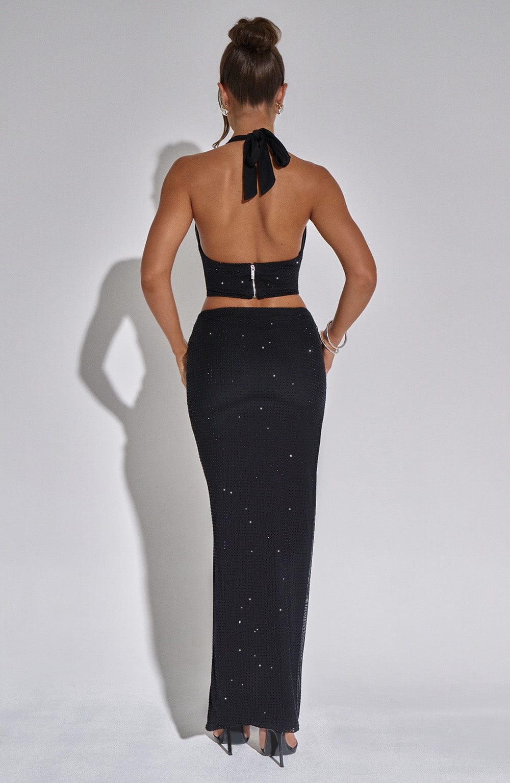 Val Maxi Skirt - Black - Napalia