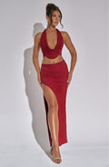 Val Maxi Skirt - Red - Napalia