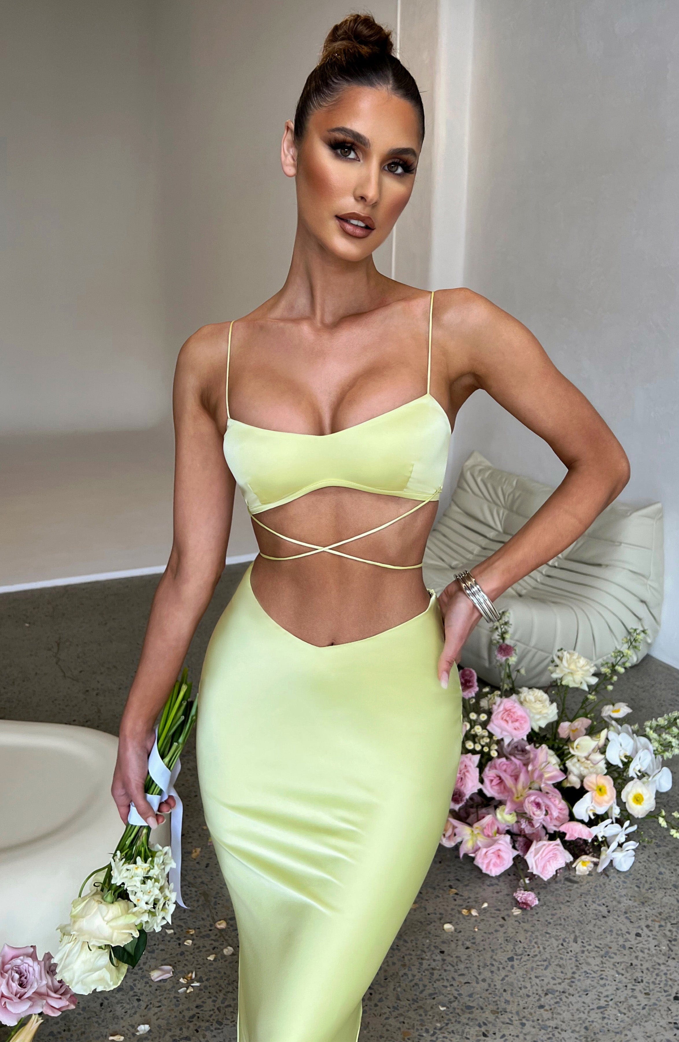 Valeria Top - Lime - Napalia