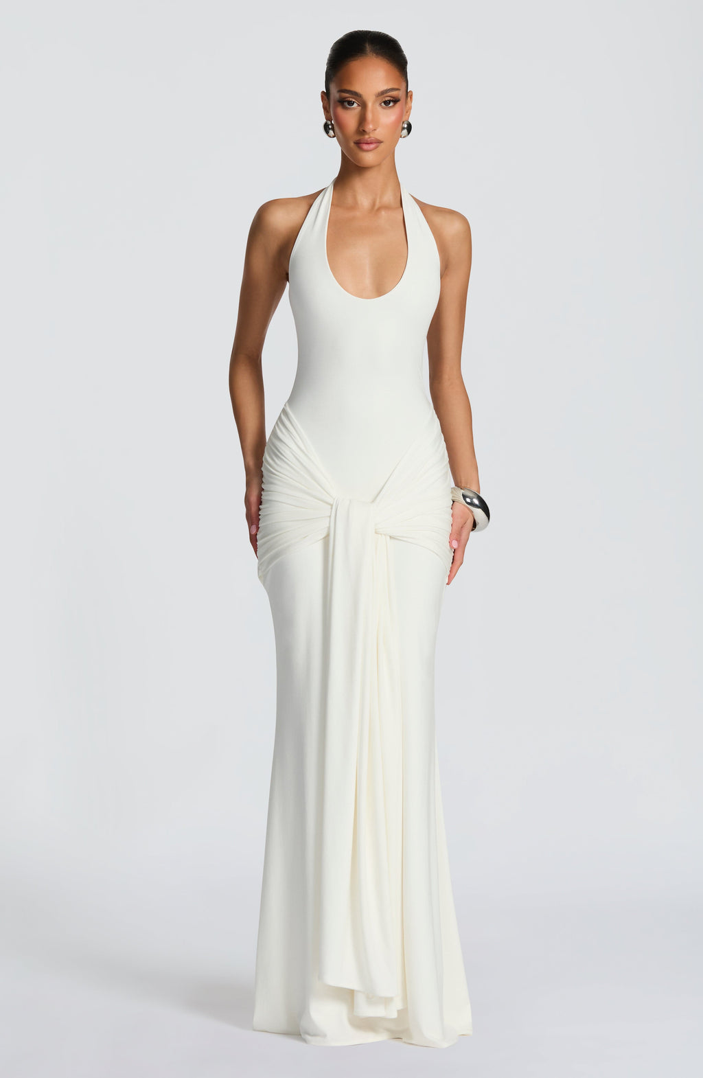 Veneda Maxi Dress - Ivory - Napalia