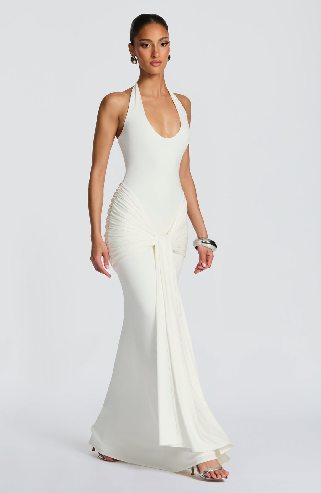 Veneda Maxi Dress - Ivory - Napalia