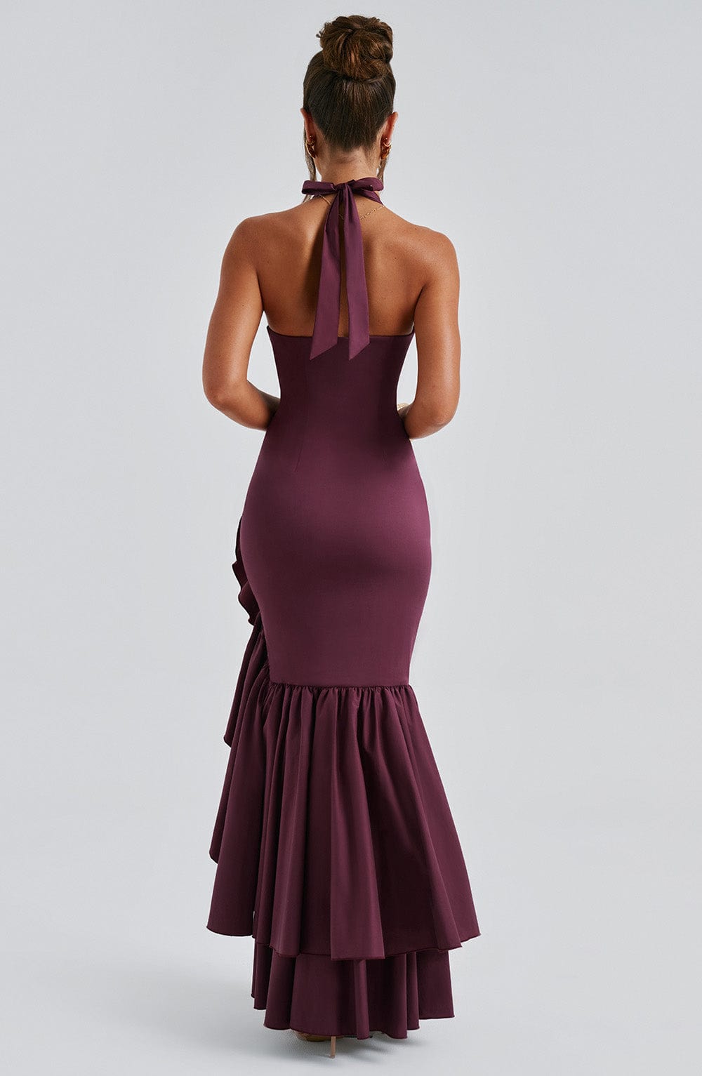 Veronique Maxi Dress - Cherry Lacquer - Napalia