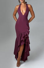 Veronique Maxi Dress - Cherry Lacquer - Napalia
