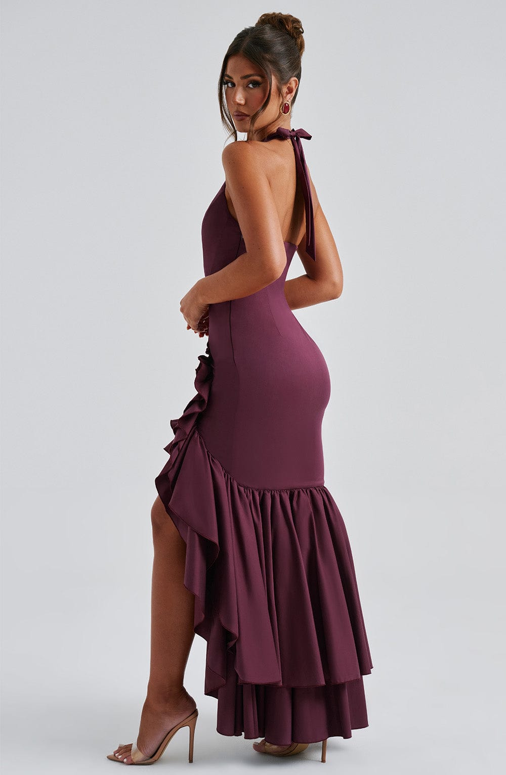 Veronique Maxi Dress - Cherry Lacquer - Napalia