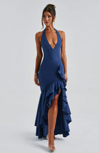 Veronique Maxi Dress - Navy - Napalia