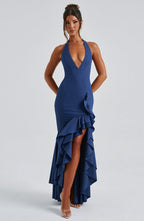 Veronique Maxi Dress - Navy - Napalia