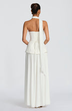 Vietta Maxi Dress - Ivory - Napalia