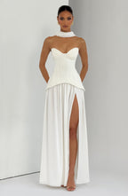 Vietta Maxi Dress - Ivory - Napalia