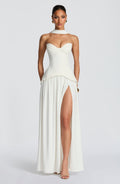 Vietta Maxi Dress - Ivory - Napalia