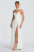 Vietta Maxi Dress - Ivory - Napalia