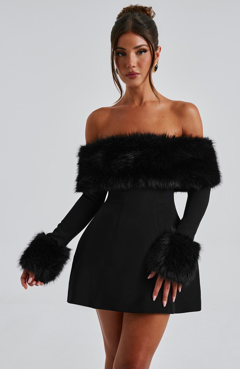 Villanelle Mini Dress - Black - Napalia