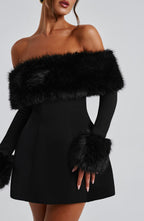 Villanelle Mini Dress - Black - Napalia