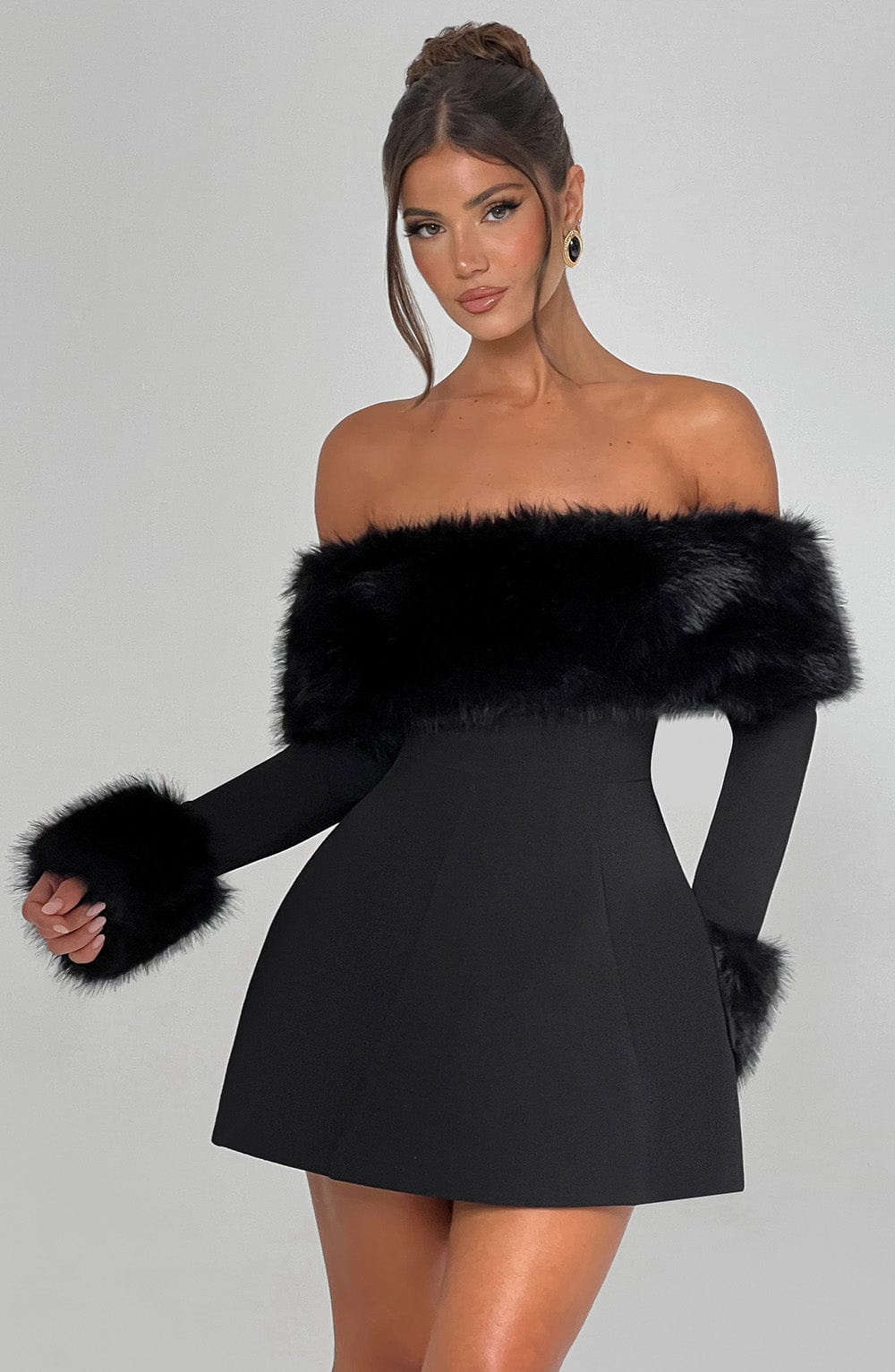 Villanelle Mini Dress - Black - Napalia