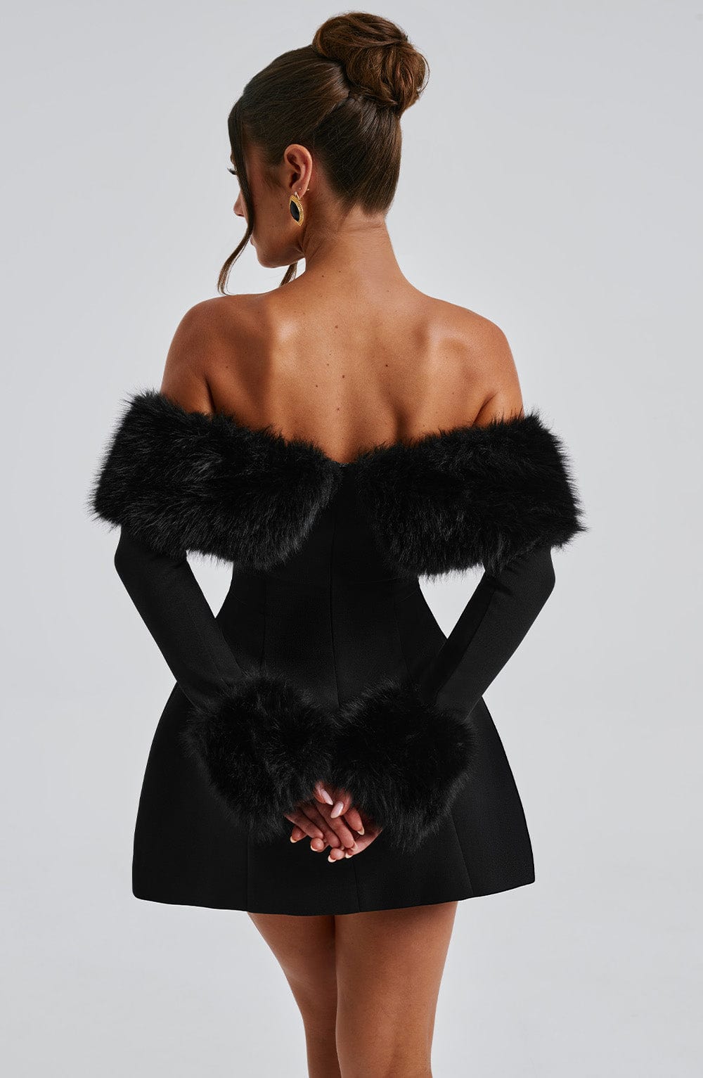 Villanelle Mini Dress - Black - Napalia