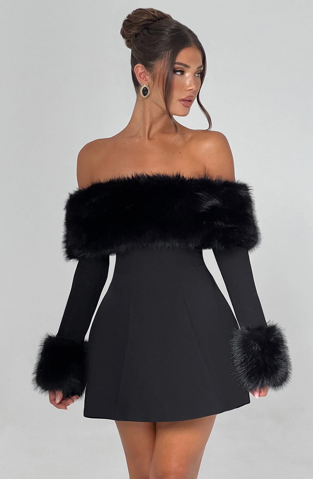Villanelle Mini Dress - Black - Napalia