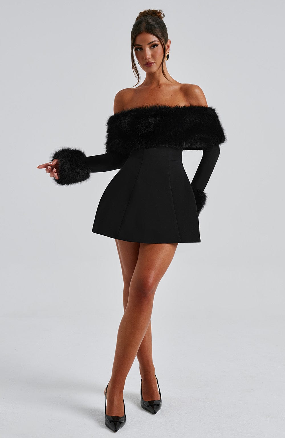 Villanelle Mini Dress - Black - Napalia