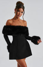 Villanelle Mini Dress - Black - Napalia
