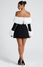 Villanelle Mini Dress - Black/White - Napalia
