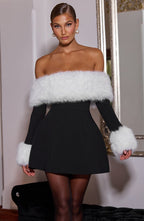 Villanelle Mini Dress - Black/White - Napalia