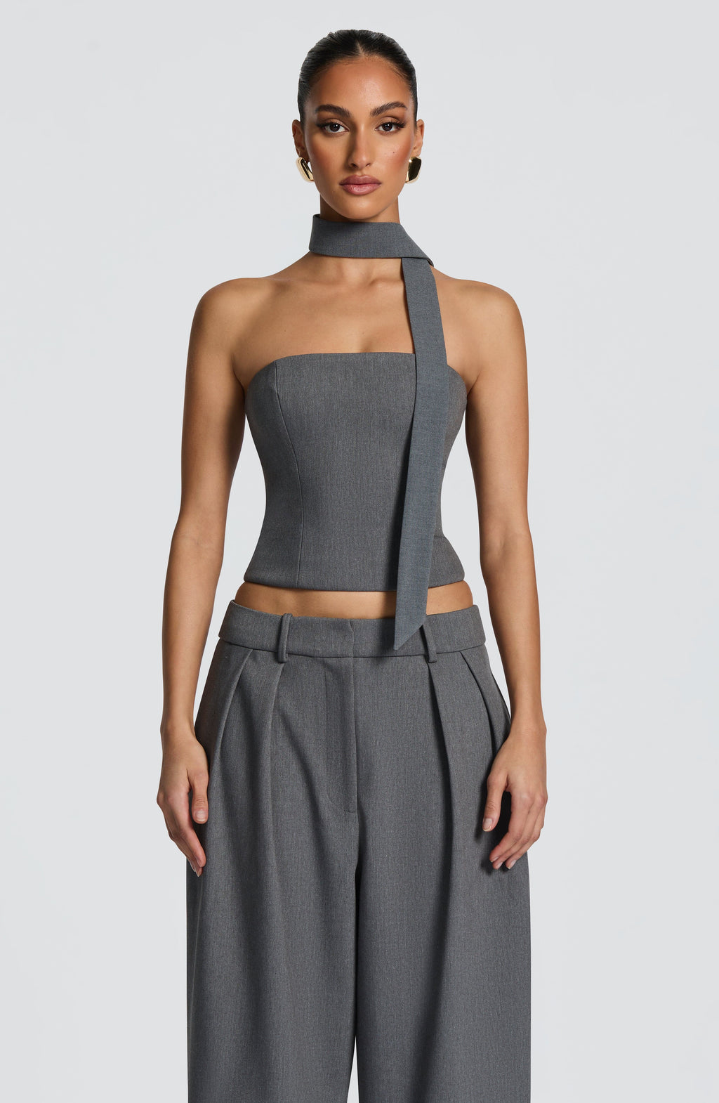 Vinnie Scarf - Grey Marl - Napalia