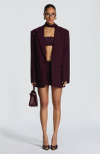 Vinnie Scarf - Plum - Napalia