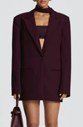 Vinnie Scarf - Plum - Napalia