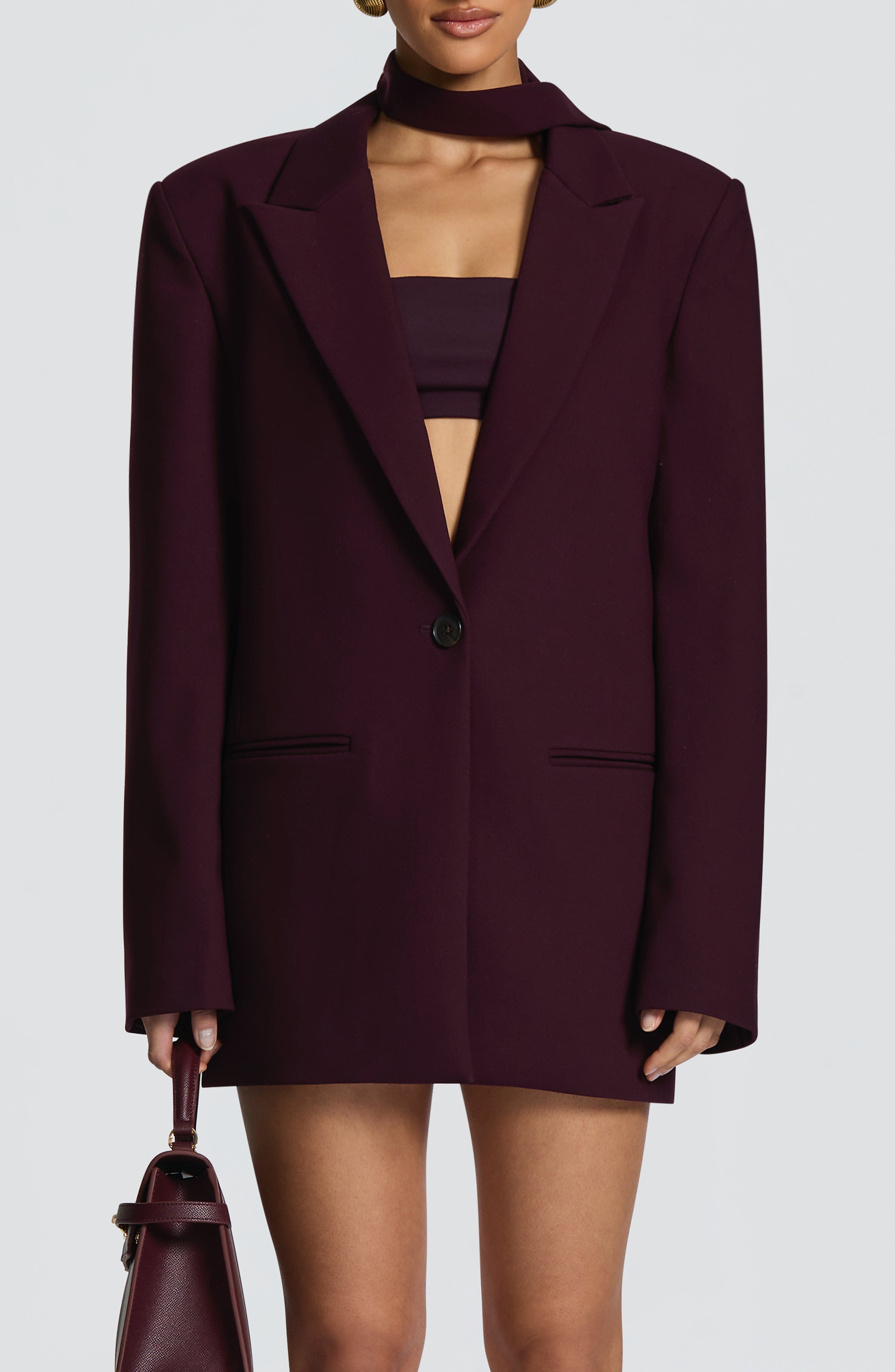 Vinnie Scarf - Plum - Napalia