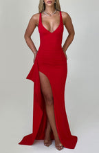 Violetta Maxi Dress - Red - Napalia