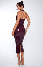 Violette Midi Dress - Cherry Lacquer - Napalia