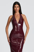 Violette Midi Dress - Cherry Lacquer - Napalia